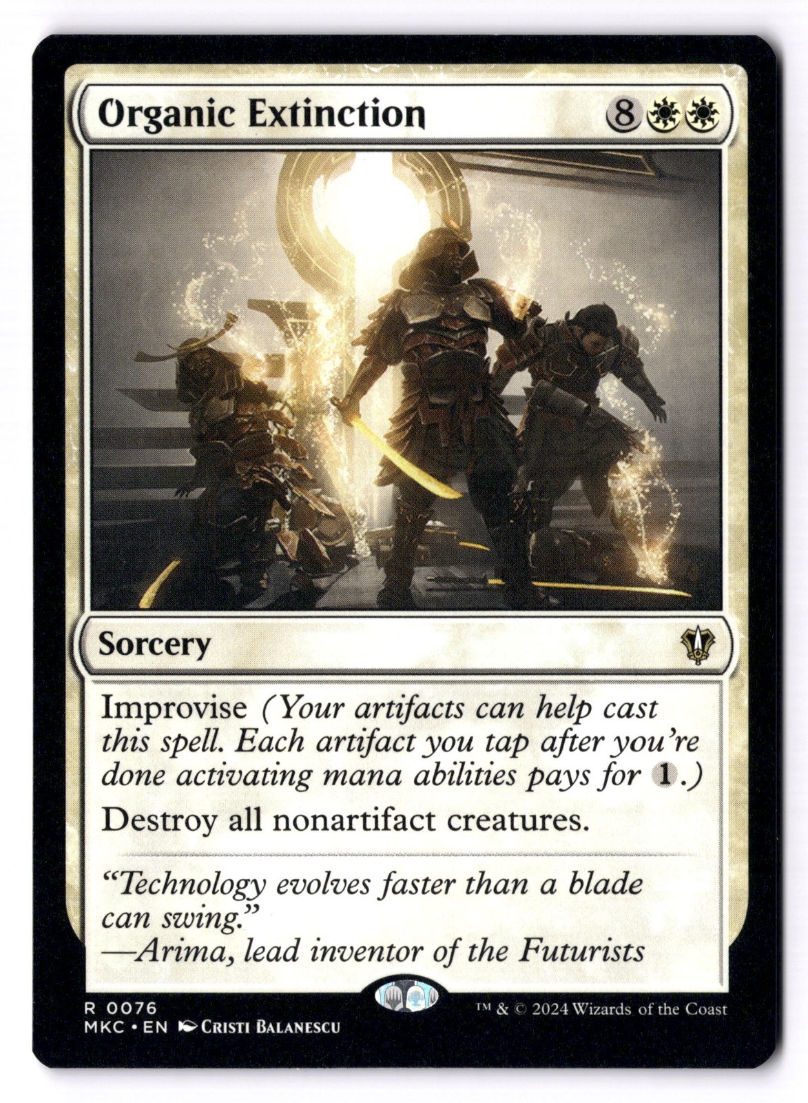 Organic Extinction NM* Commander: Murders At Karlov Manor 0076 mtg -UnltdCards
