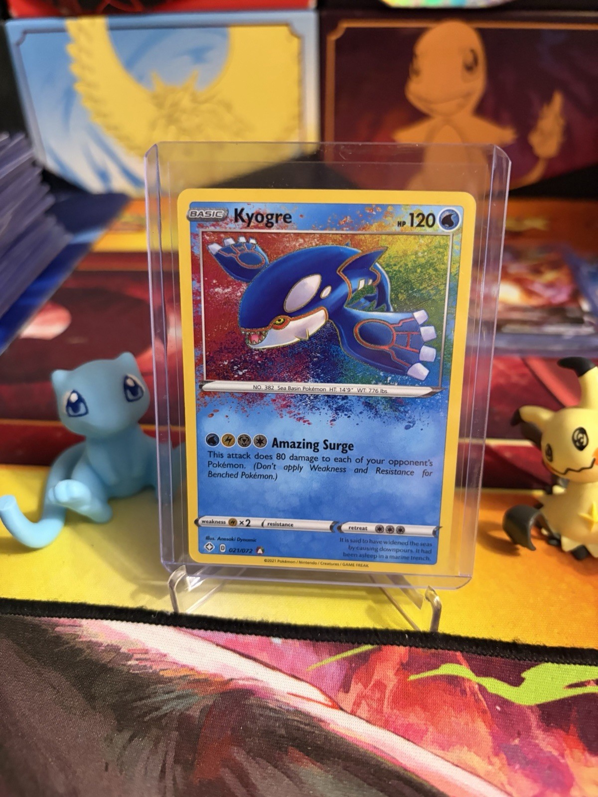 Kyogre 021/072 Shining Fates Holo Amazing Rare NM