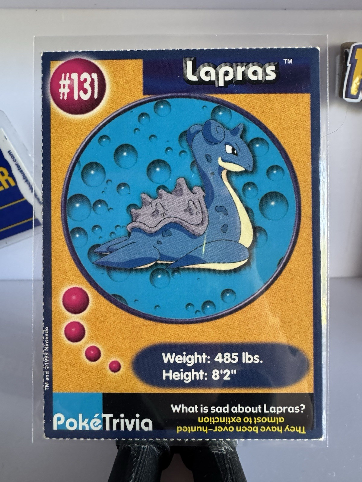 Lapras #131 Burger King Promo Poketrivia Vintage Nintendo Pokemon Card TCG LP