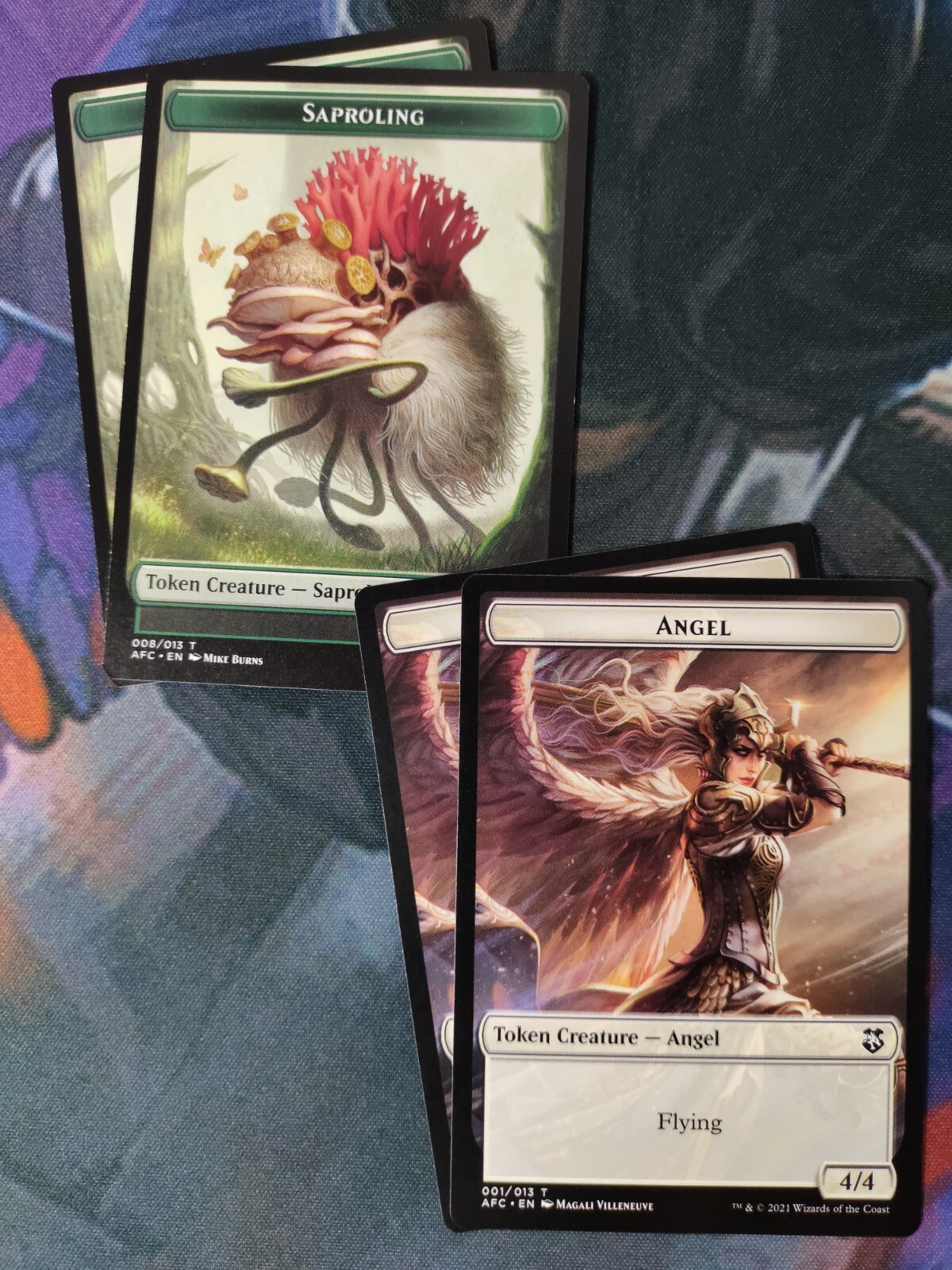 Angel / Saproling Token x 4 | 7% Off 2+ | Forgotten Realms | NM | MTG
