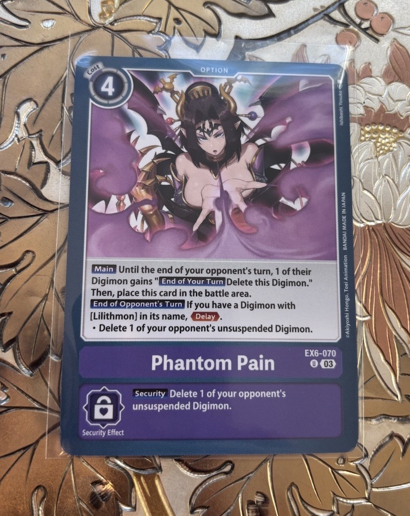 Digimon Card Game Phantom Pain EX6-070 U Infernal Ascension Lilithmon