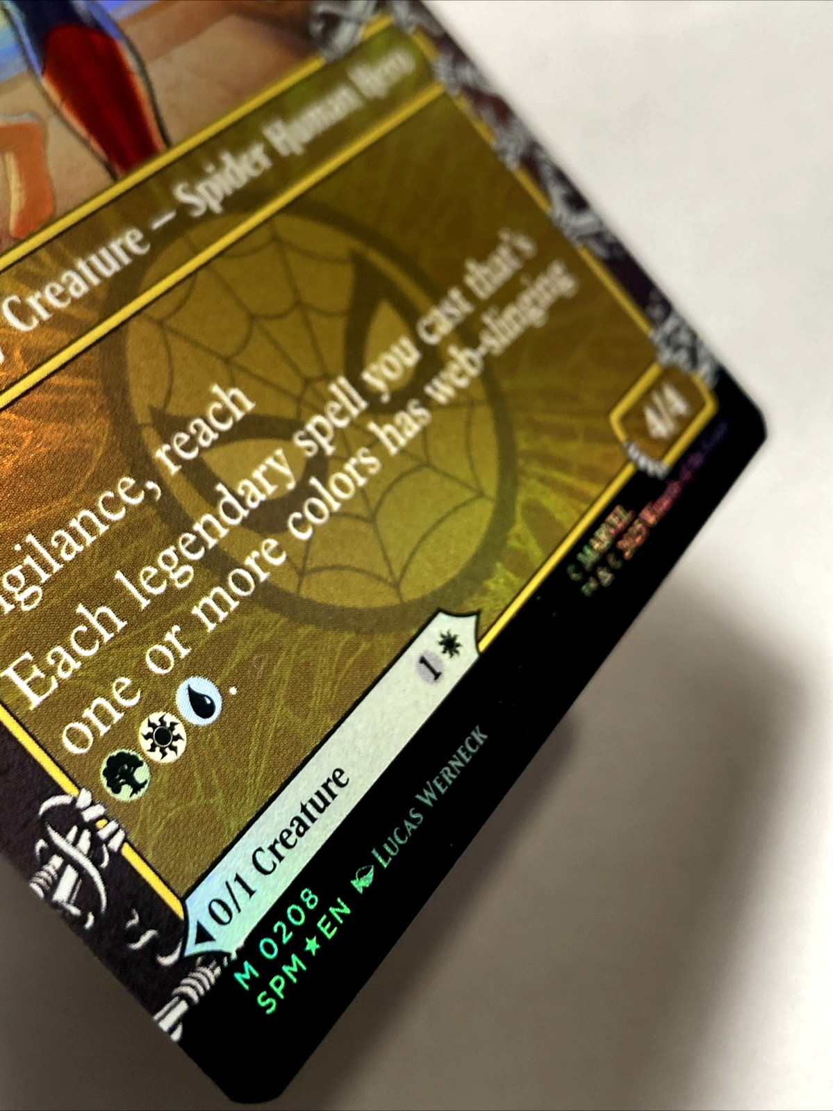 MTG Peter Parker (Borderless Foil) Marvel’s Spider-Man 0208 LP – NM