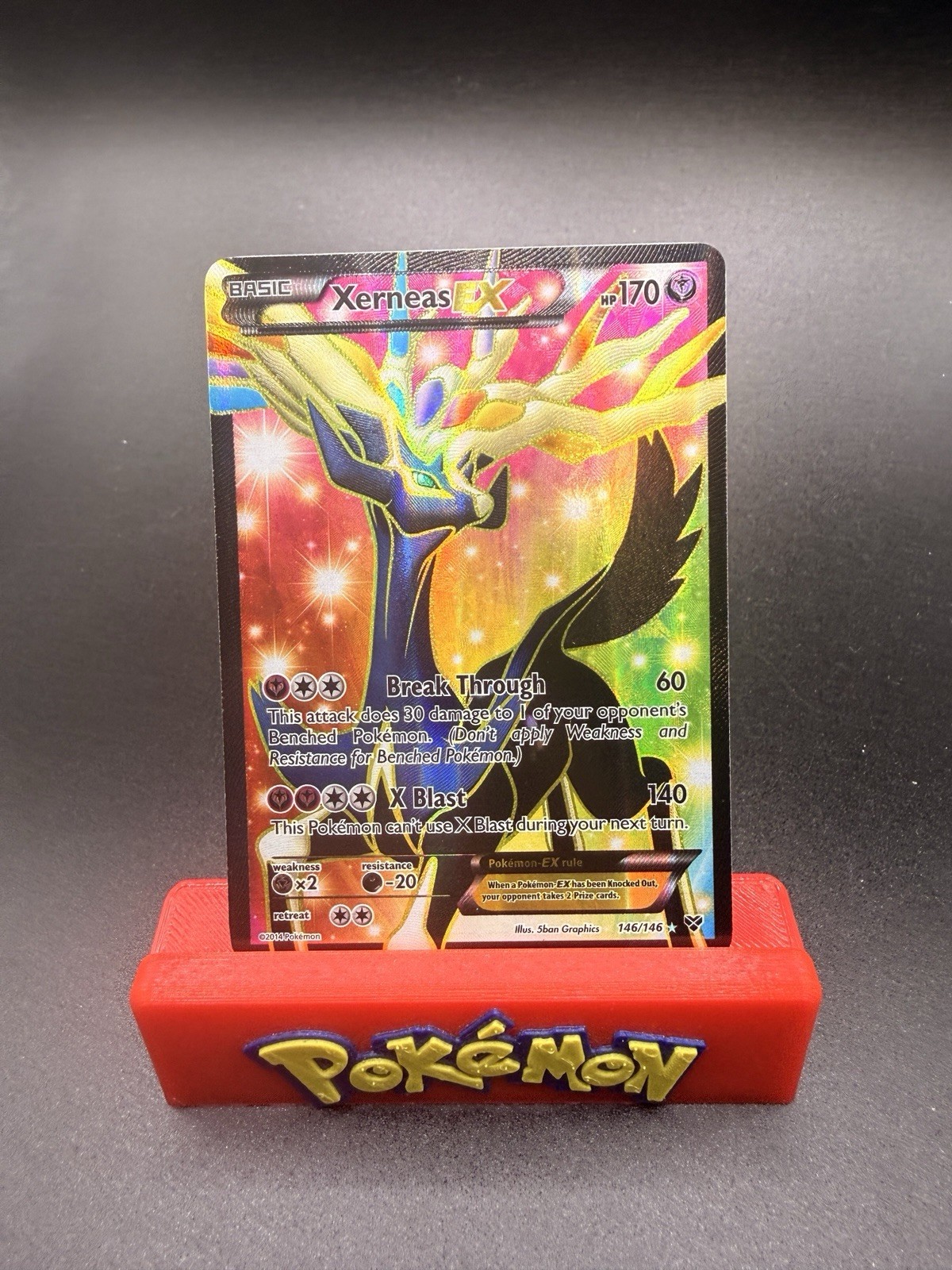 Pokémon TCG XY Base Set Xerneas EX Full Art 146/146 – NM