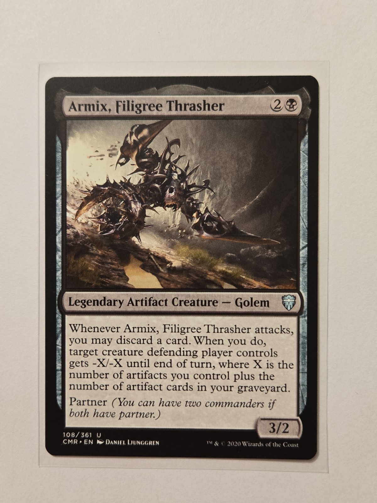 Armix, Filigree Thrasher – 108 – Commander Legends – LP – Legendary Creature – U