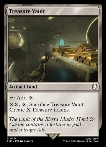 Treasure Vault – Foil PIP LP MTG