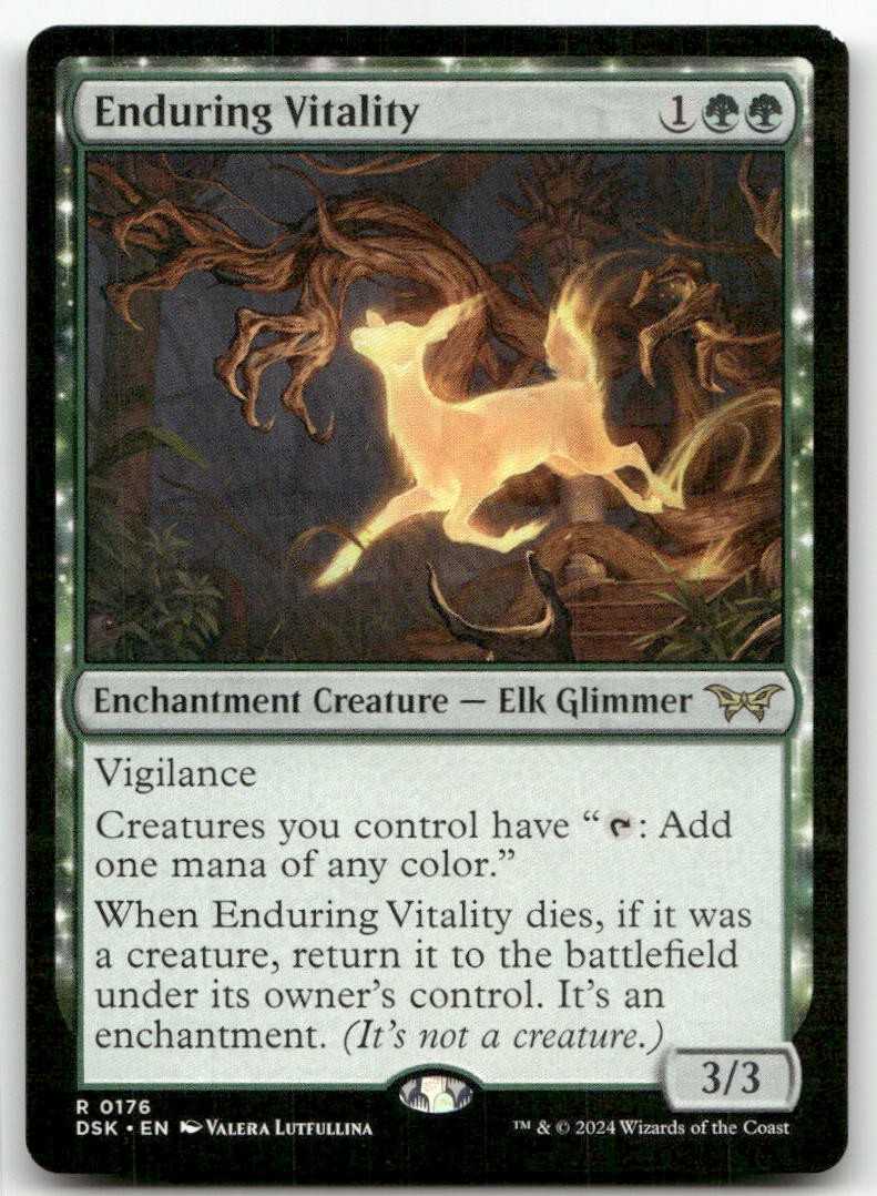 Enduring Vitality #176 (LP) Duskmourn DSK Magic MTG