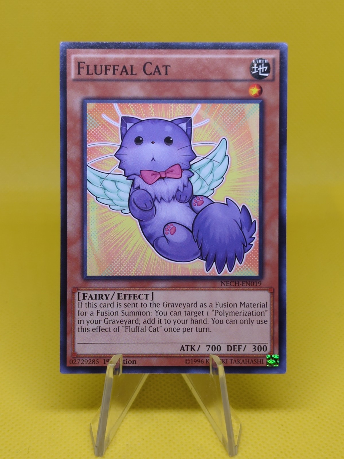 Yugioh – Fluffal Cat (NECH-EN019) – Common 1st Edition