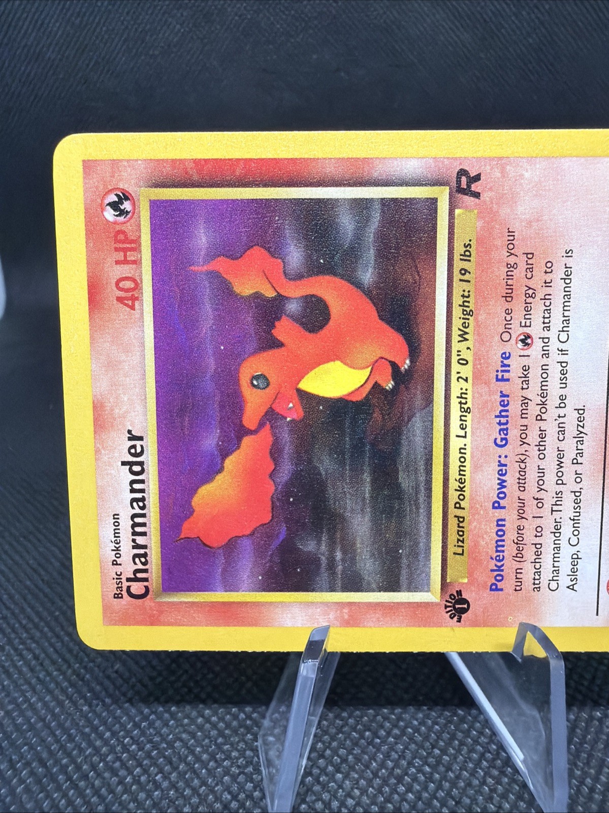 CHARMANDER 50/82 Team Rocket 1st Edition Pokemon Card – Never Played 🔥