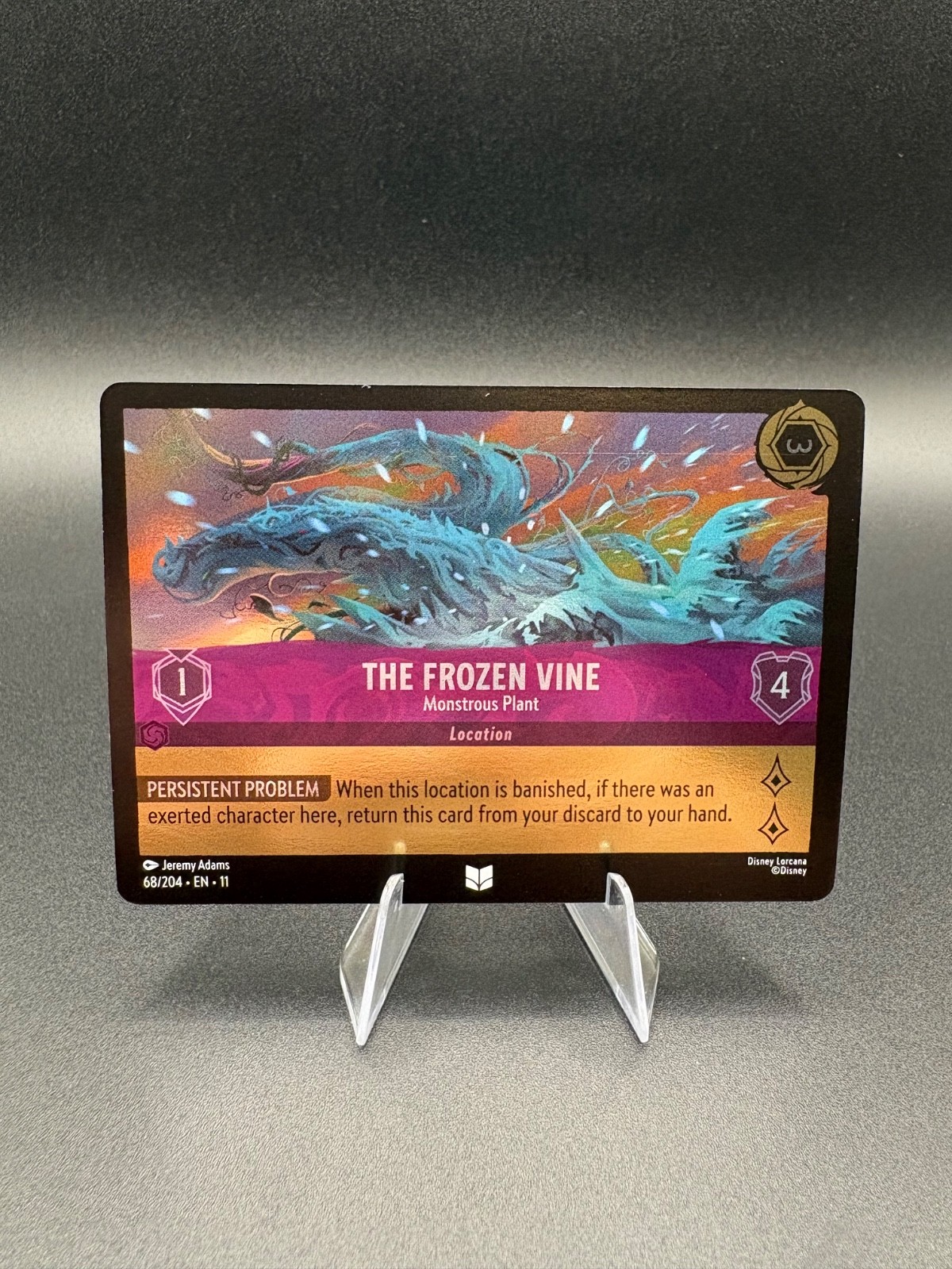 The Frozen Vine – Monstrous Plant [Foil] #68 Uncommon Lorcana Winterspell