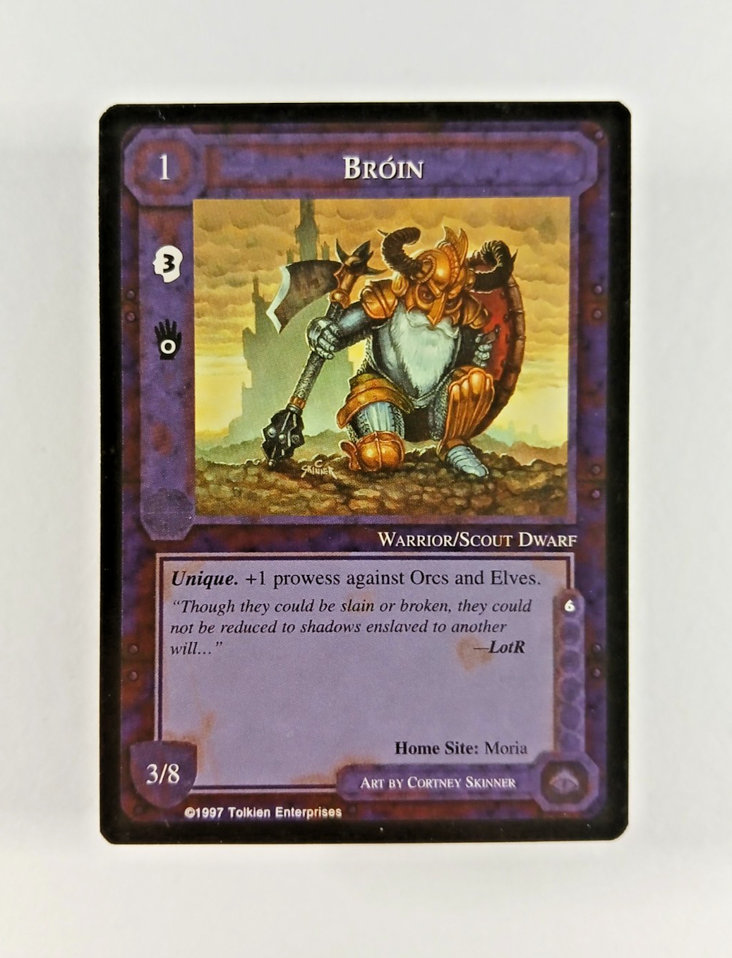 Broin – Middle Earth CCG card (1997 ICE) MECCG Lidless Eye Character LotR