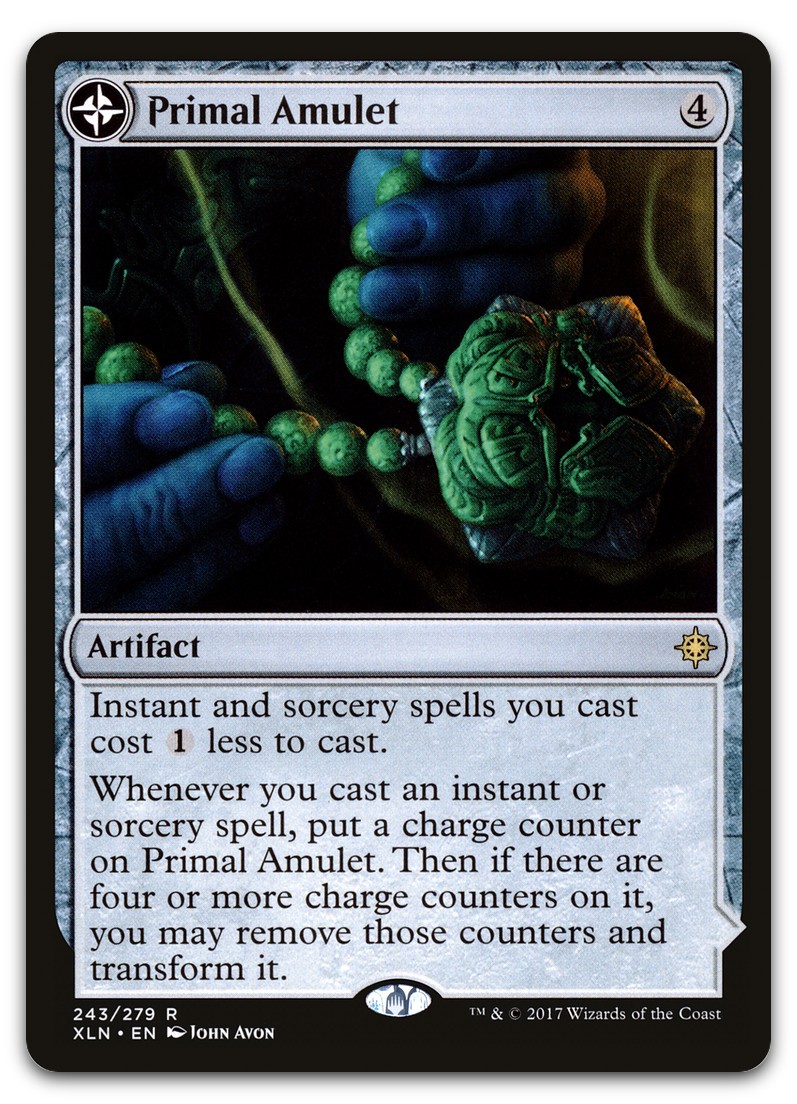 Primal Amulet #243 (LP) Ixalan XLN Magic MTG