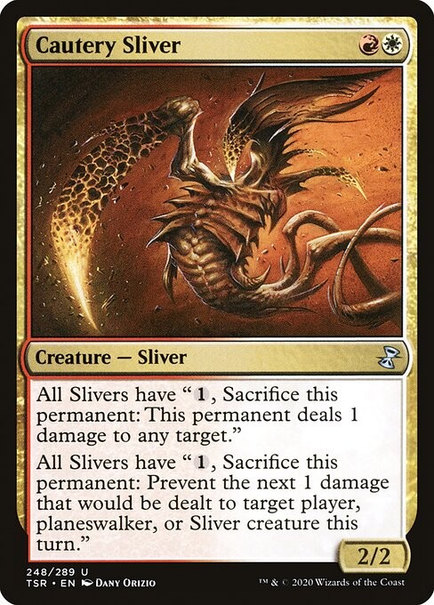 Cautery Sliver NonFoil Time Spiral Remastered 248 NM MTG