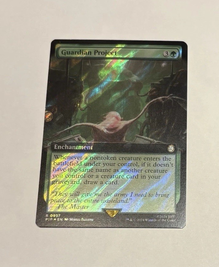 Guardian Project 997 Extended Art Surge NM Foil MTG Universes Beyond: Fallout