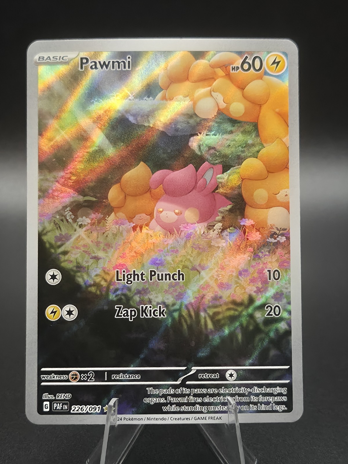 Pawmi 226/091 SV: Paldean Fates Holo Pokémon TCG – NM