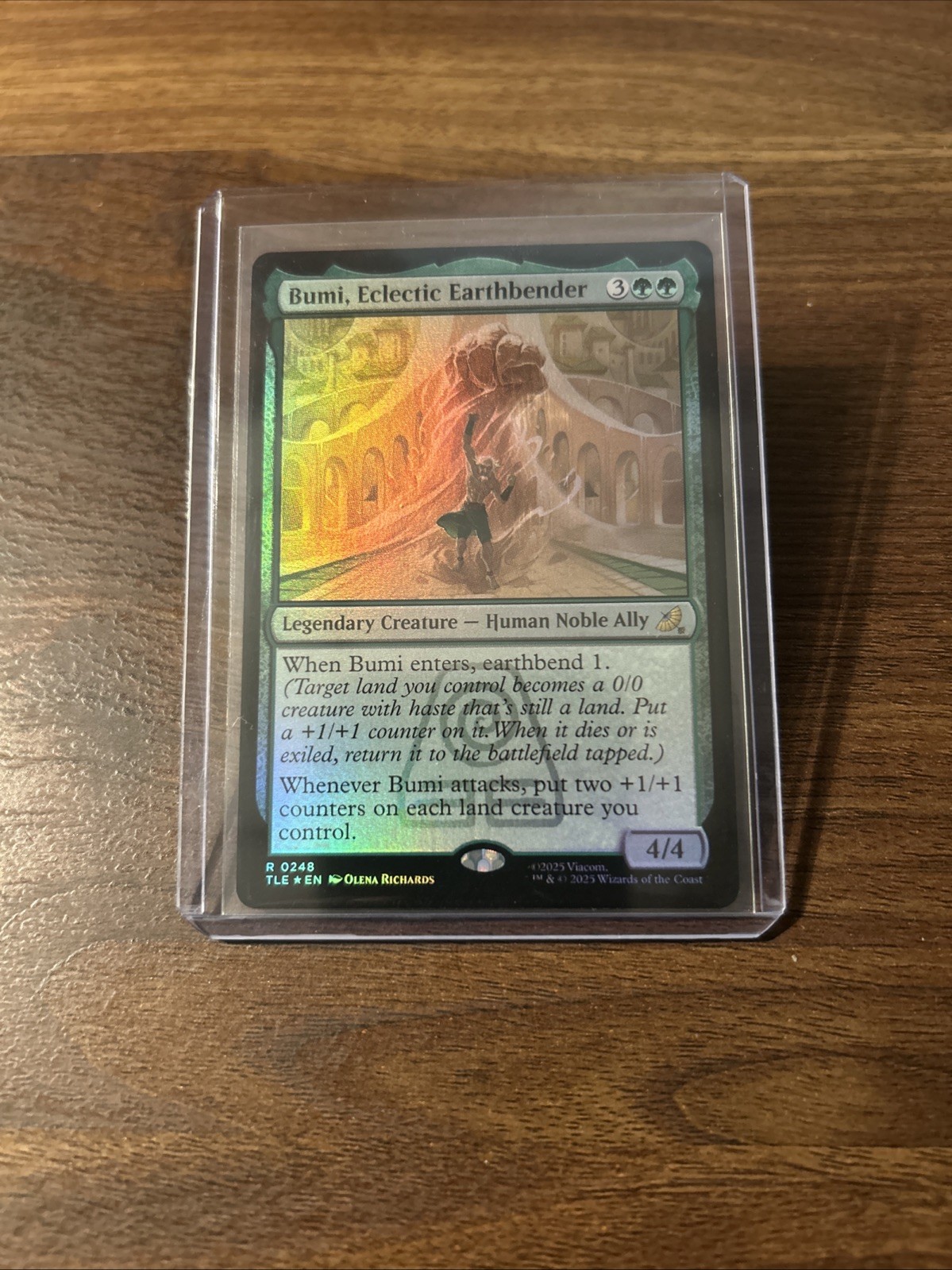 Magic: The Gathering Bumi Eclectic Earthbender Rare Foil 248