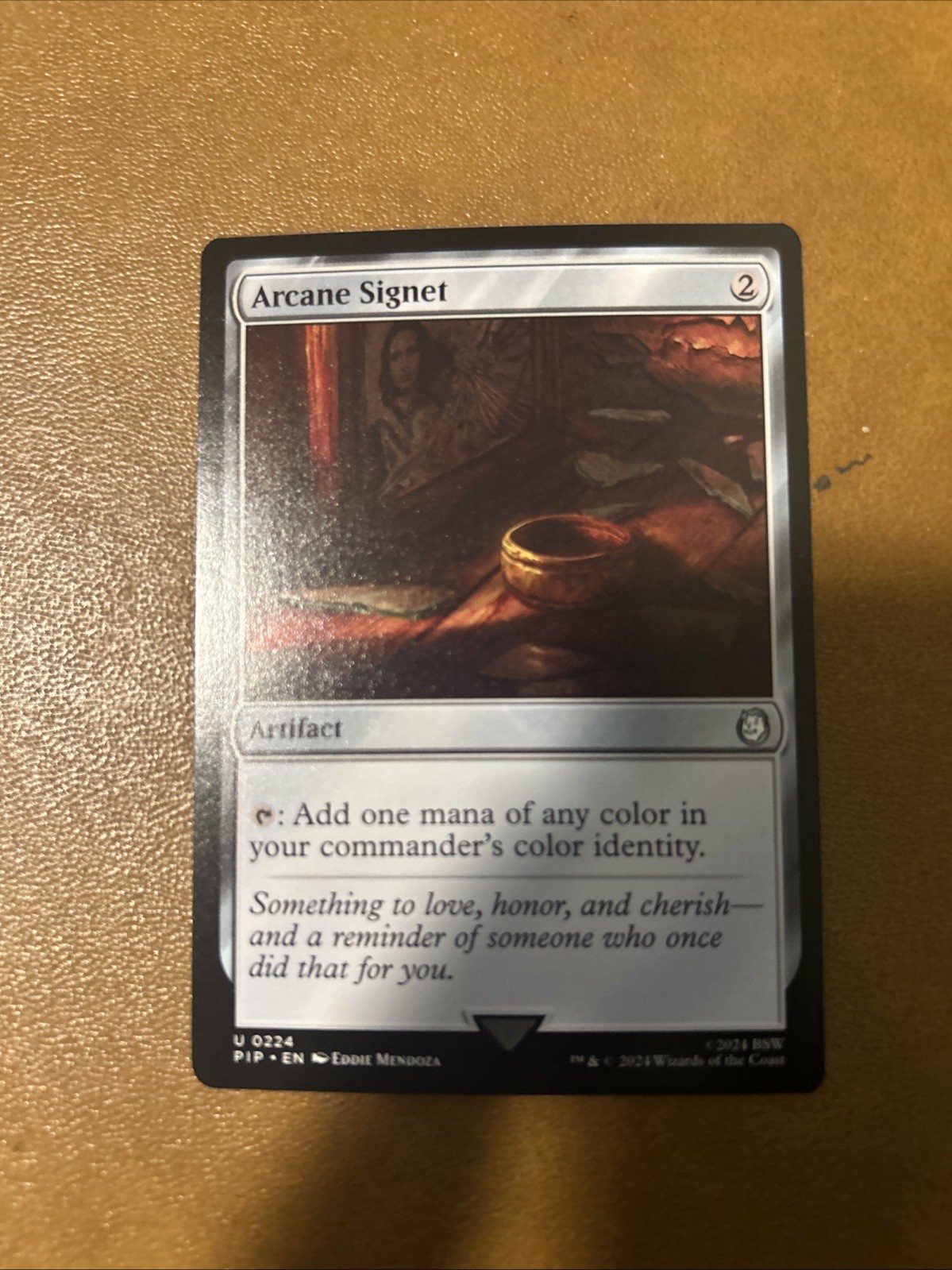 MTG – Arcane Signet – Fallout (PIP) NM/M Condition ss