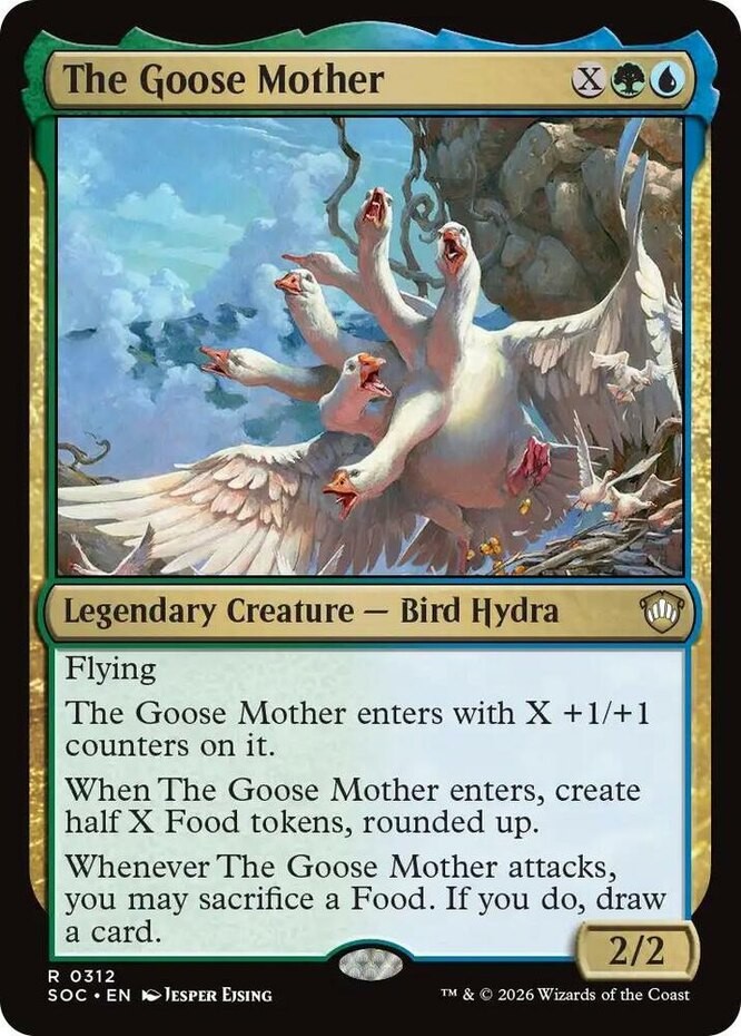 x1 The Goose Mother R MTG Commander: Secrets of Strixhaven M/NM, English