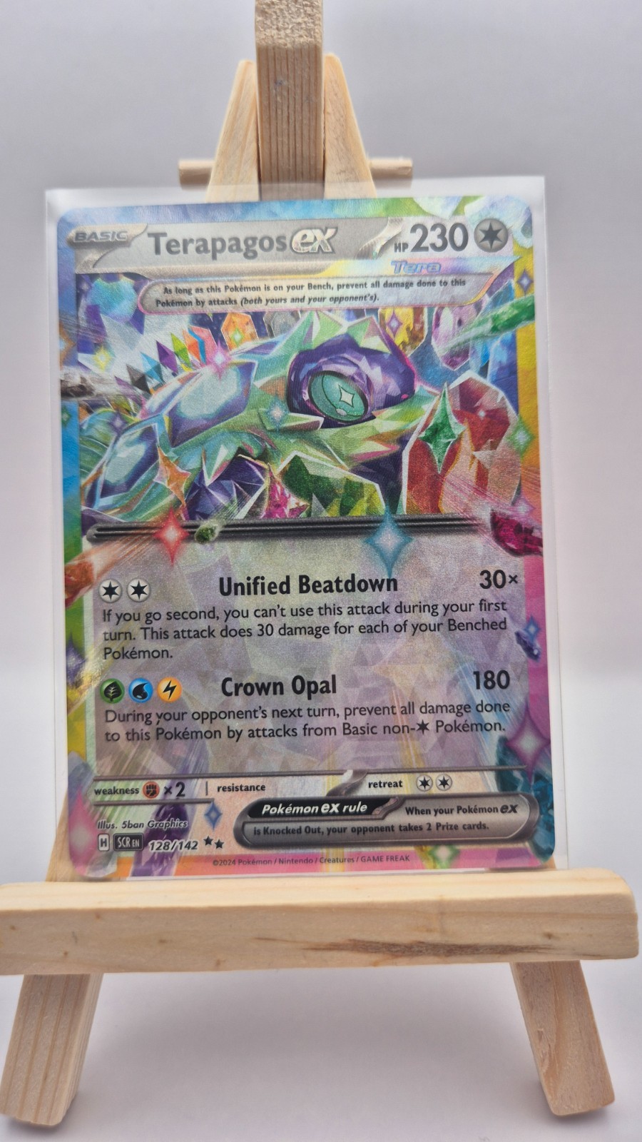 Pokemon TCG – Terapagos EX 128/142 – Stellar Crown – NM