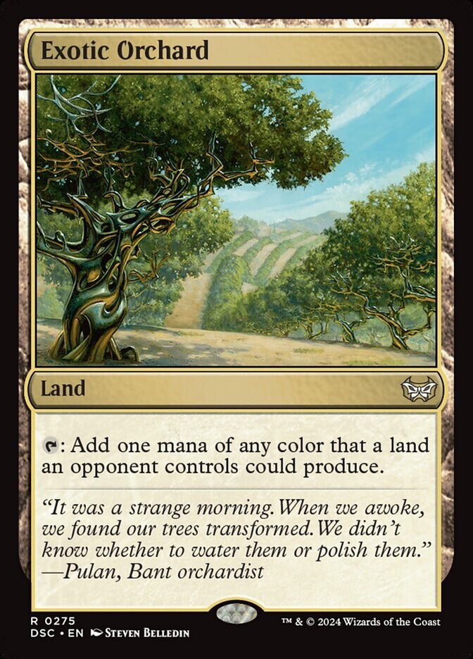 Exotic Orchard 0275 Non Foil Rare Duskmourn MTG Near Mint
