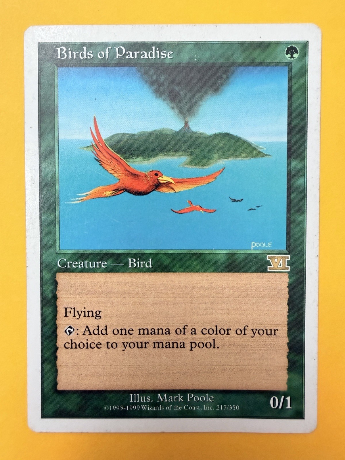 MTG Birds of Paradise 4th and 6th edition
