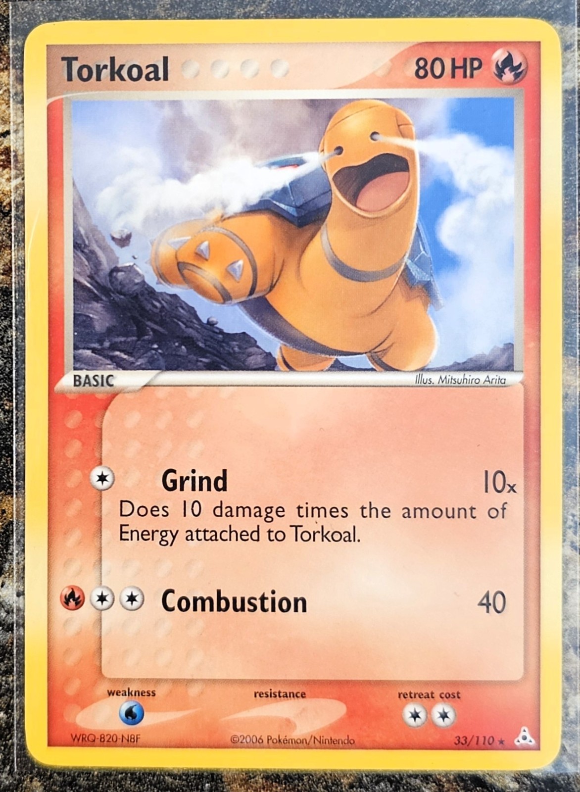 Pokemon 2006 Holon Phantoms Torkoal 33 NM