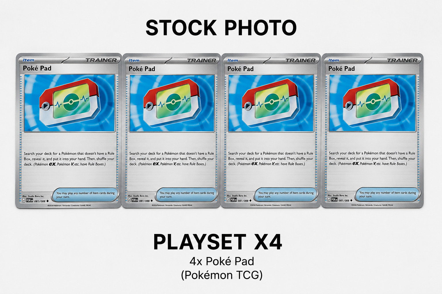 X4 Pokepad 081/088 Perfect Order Playset – Pokemon TCG