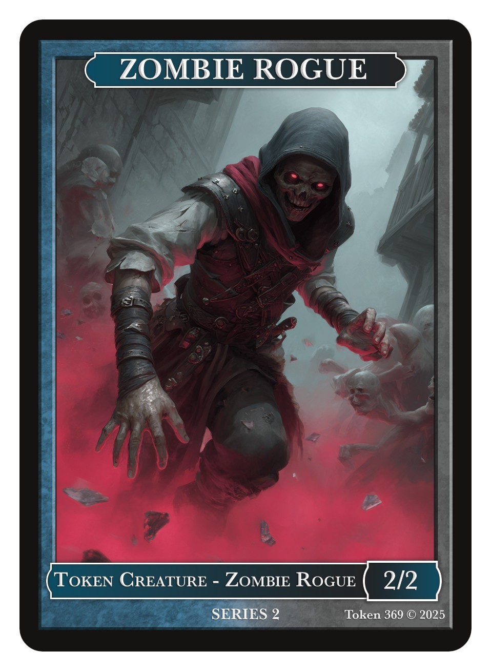 Zombie Rogue Token Givememana Tokens Series 2 Magic the Gathering MTG
