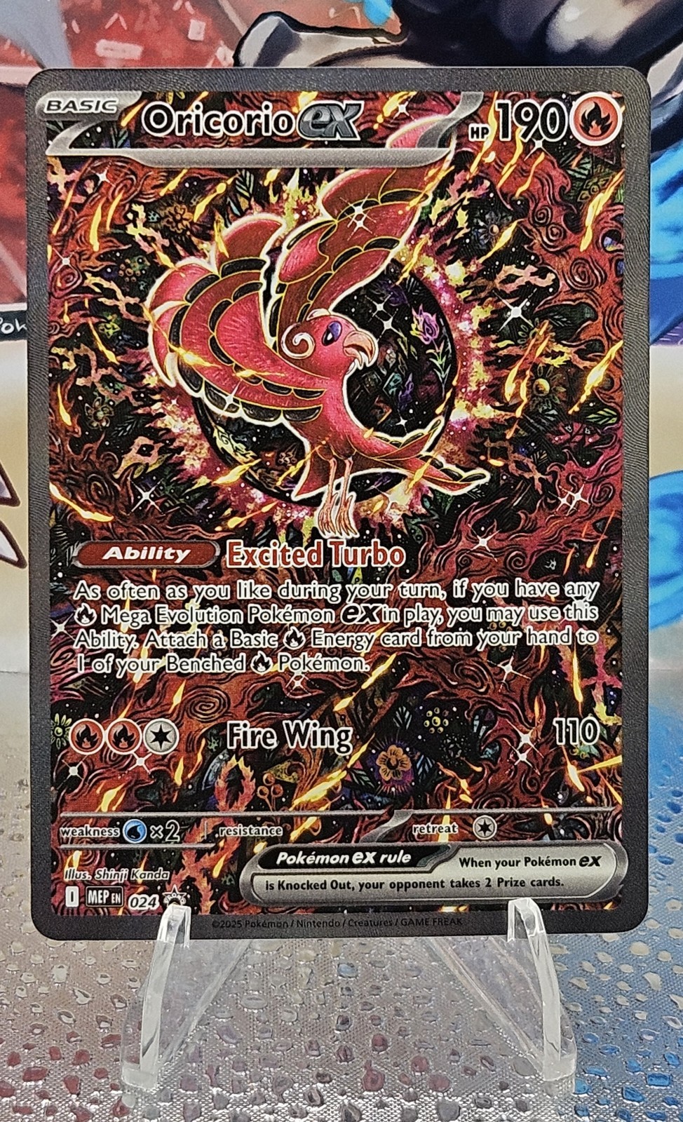 2025 Pokemon MEP Black Star Promos Oricorio ex Full Art #024