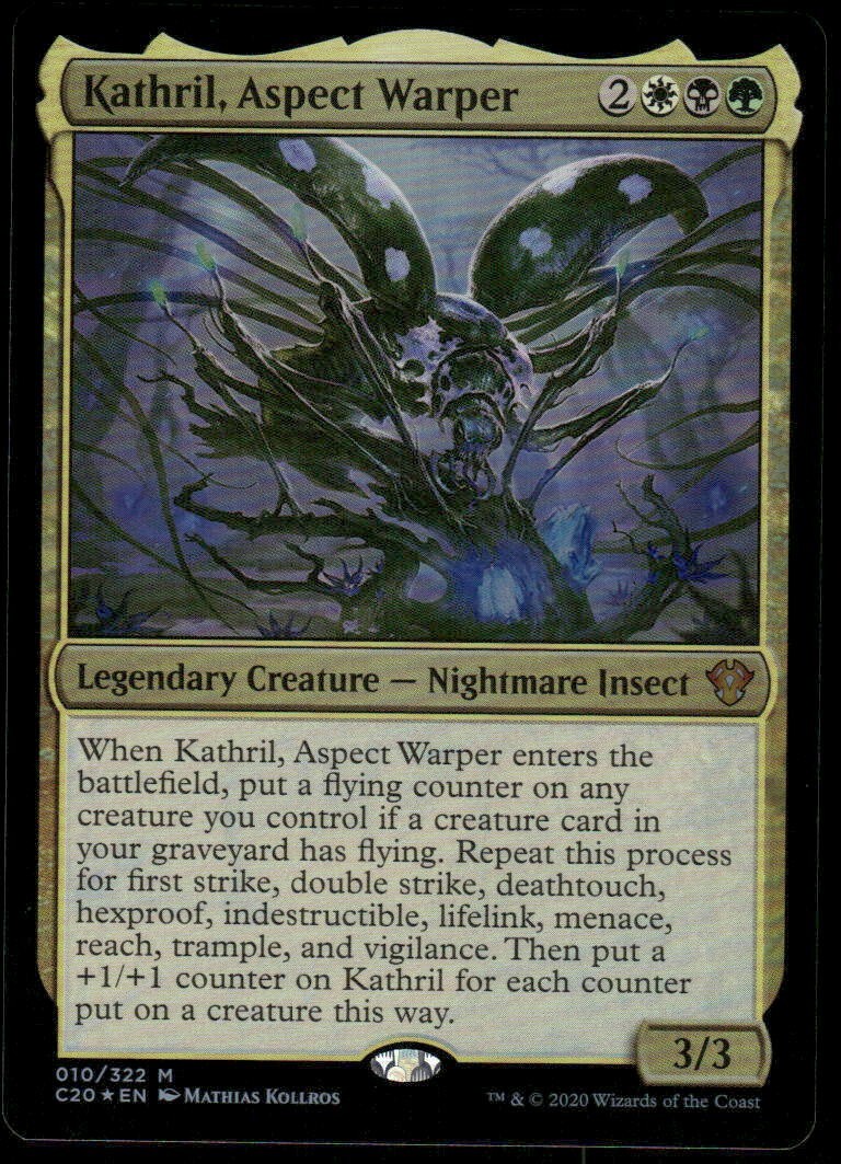 1x FOIL Kathril, Aspect Warper – Commander 2020 -NM-Mint – MTG