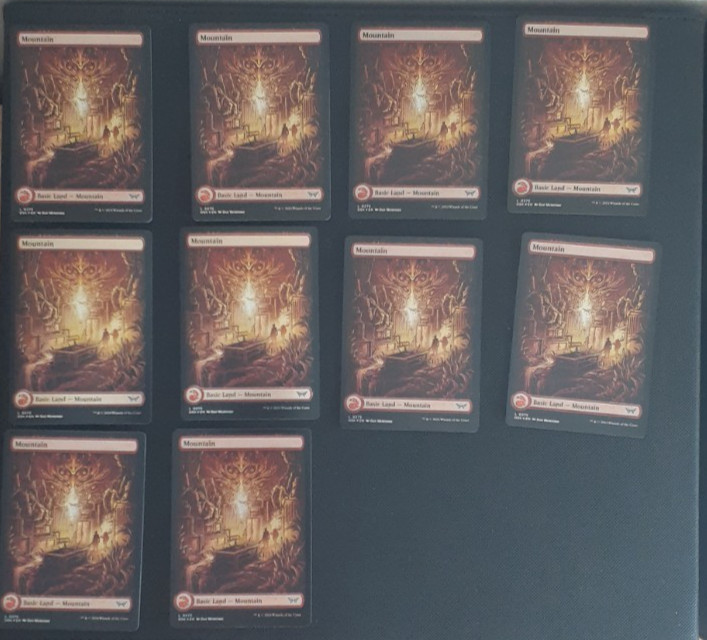 10x FULL ART MOUNTAIN FOIL – Duskmourn – MTG – Magic the Gathering
