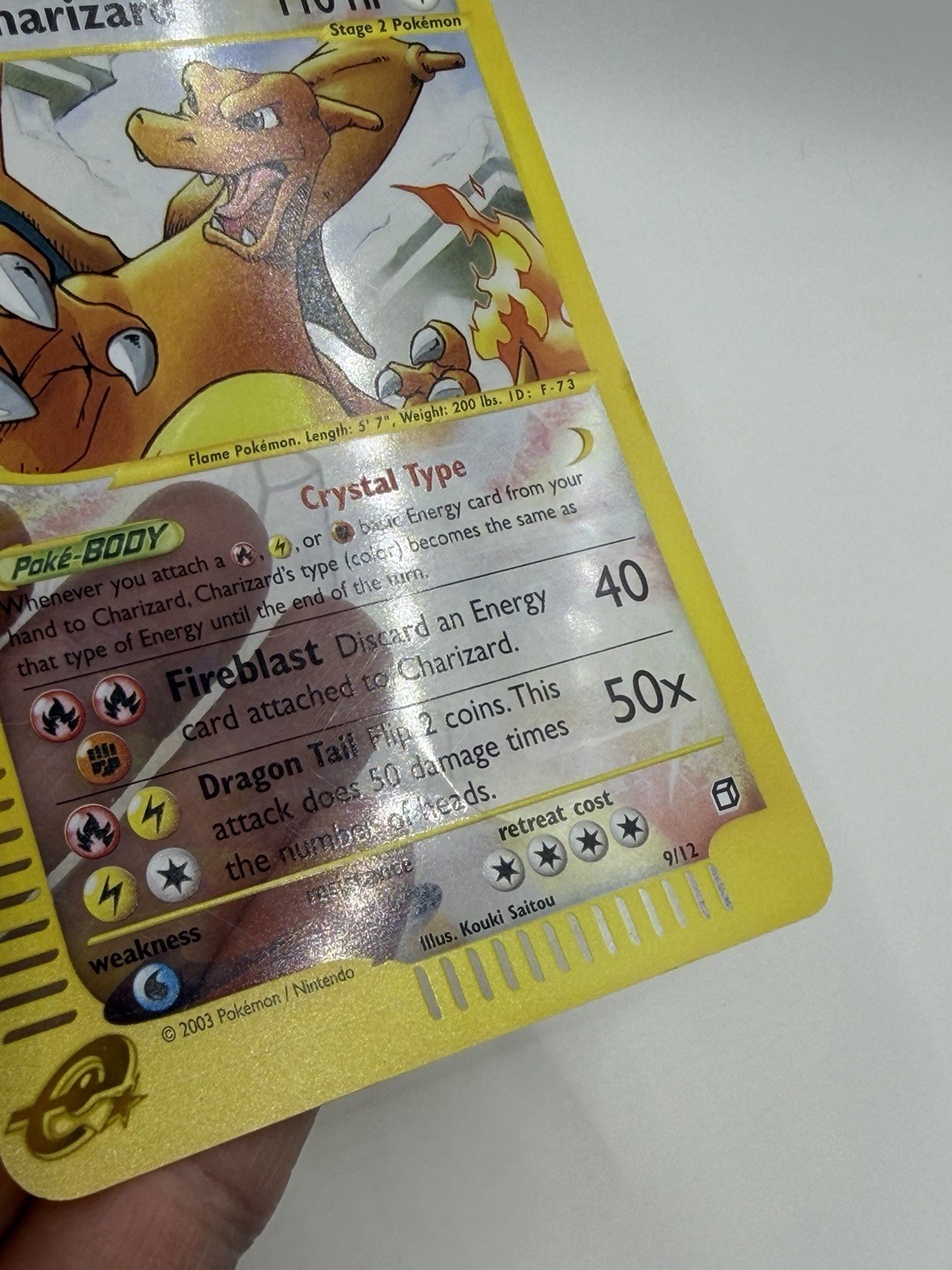 2003 Pokemon Skyridge Charizard Box Topper #9
