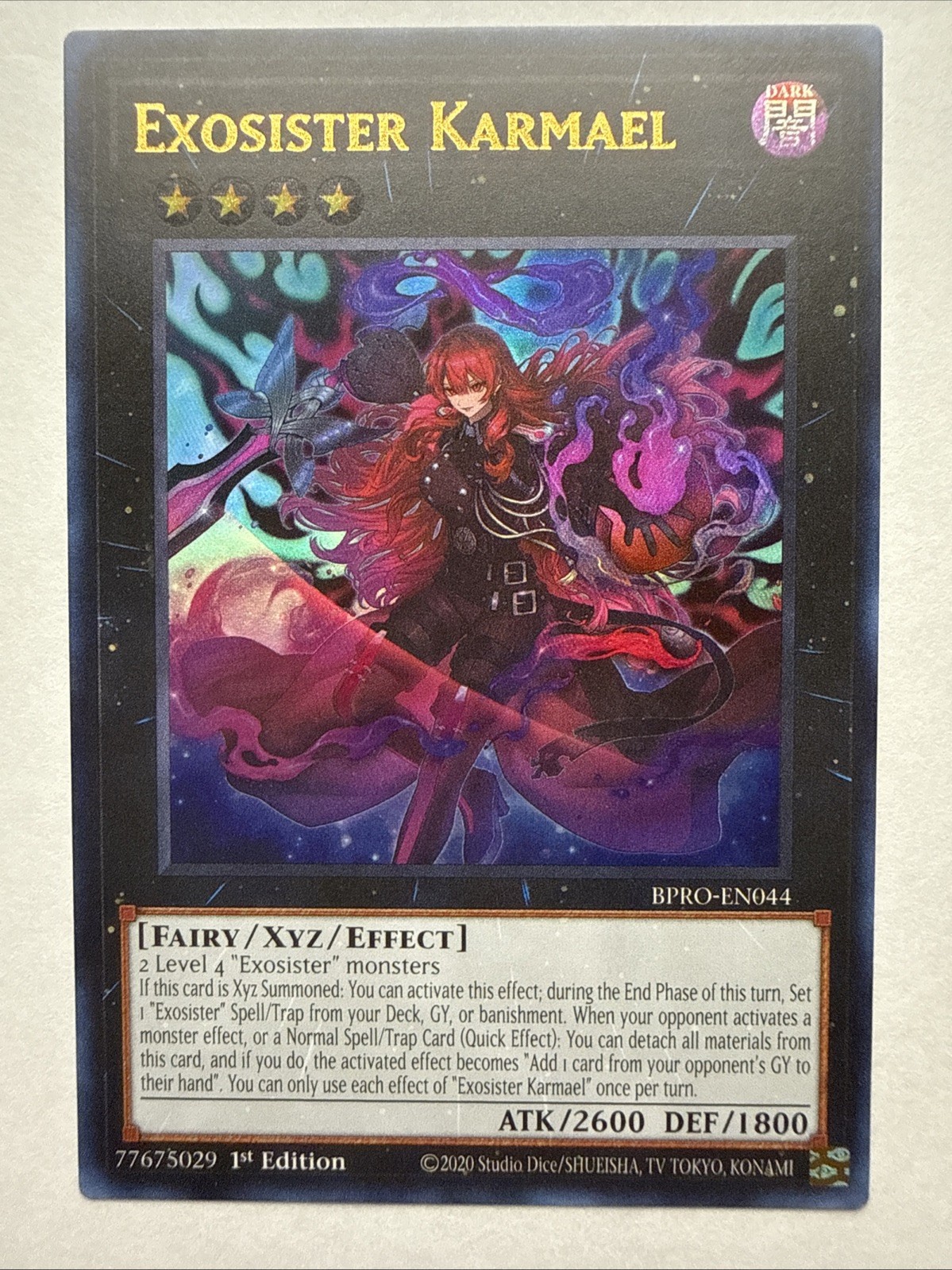 Exosister Karmael BPRO-EN044 Burst Protocol 1st Edition