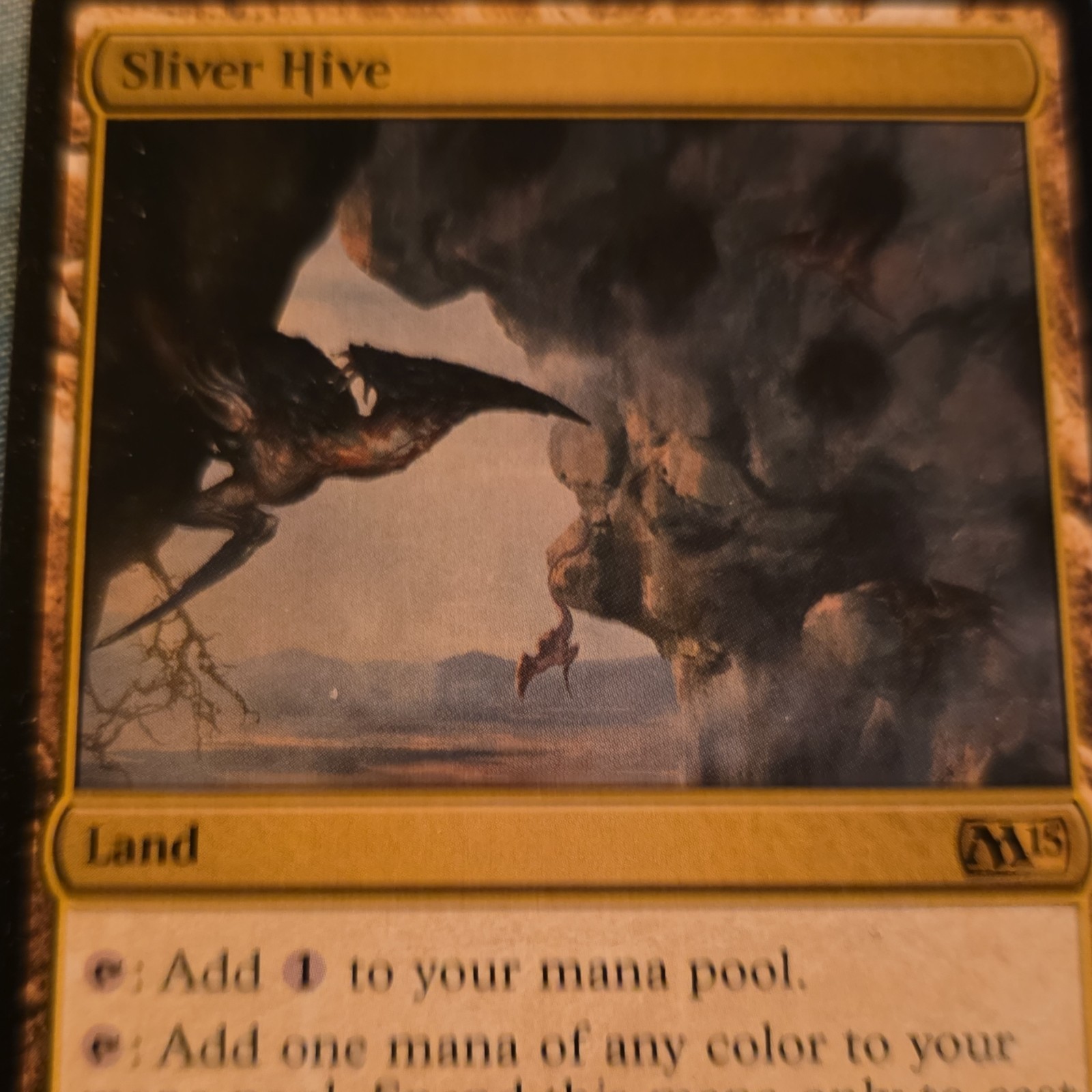 Magic: The Gathering Sliver Hive M15 Rare Land 247/269 Igor Kieryluk English