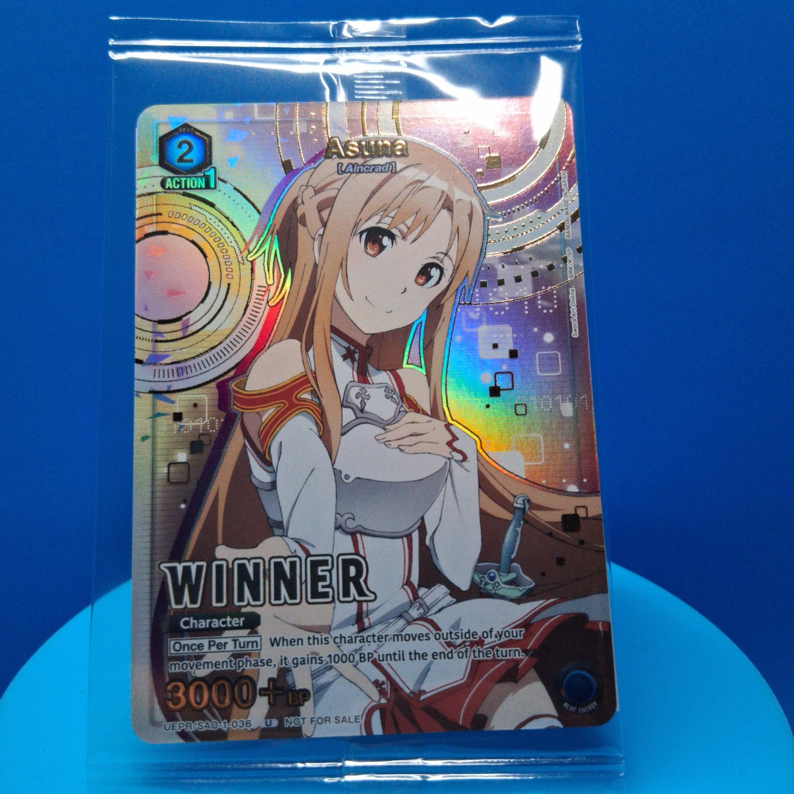 Sealed Asuna (Winner) – Union Arena Promotion Card Sword Art Online
