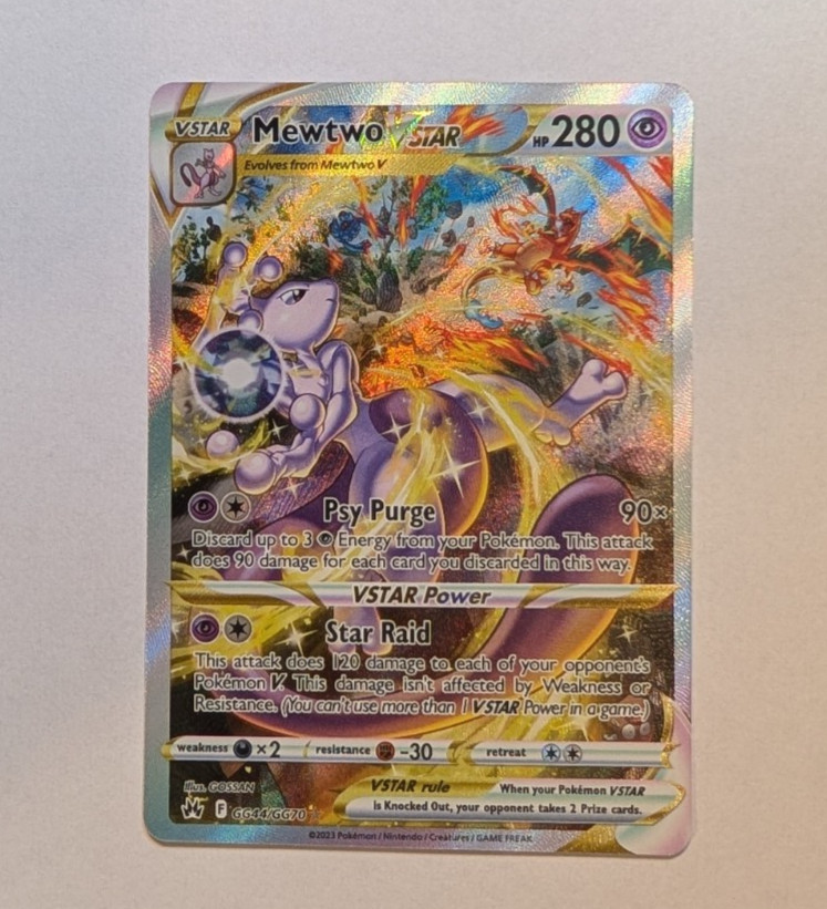 Mewtwo VSTAR GG44/GG70 SWSH: Crown Zenith: Galarian Gallery Holo