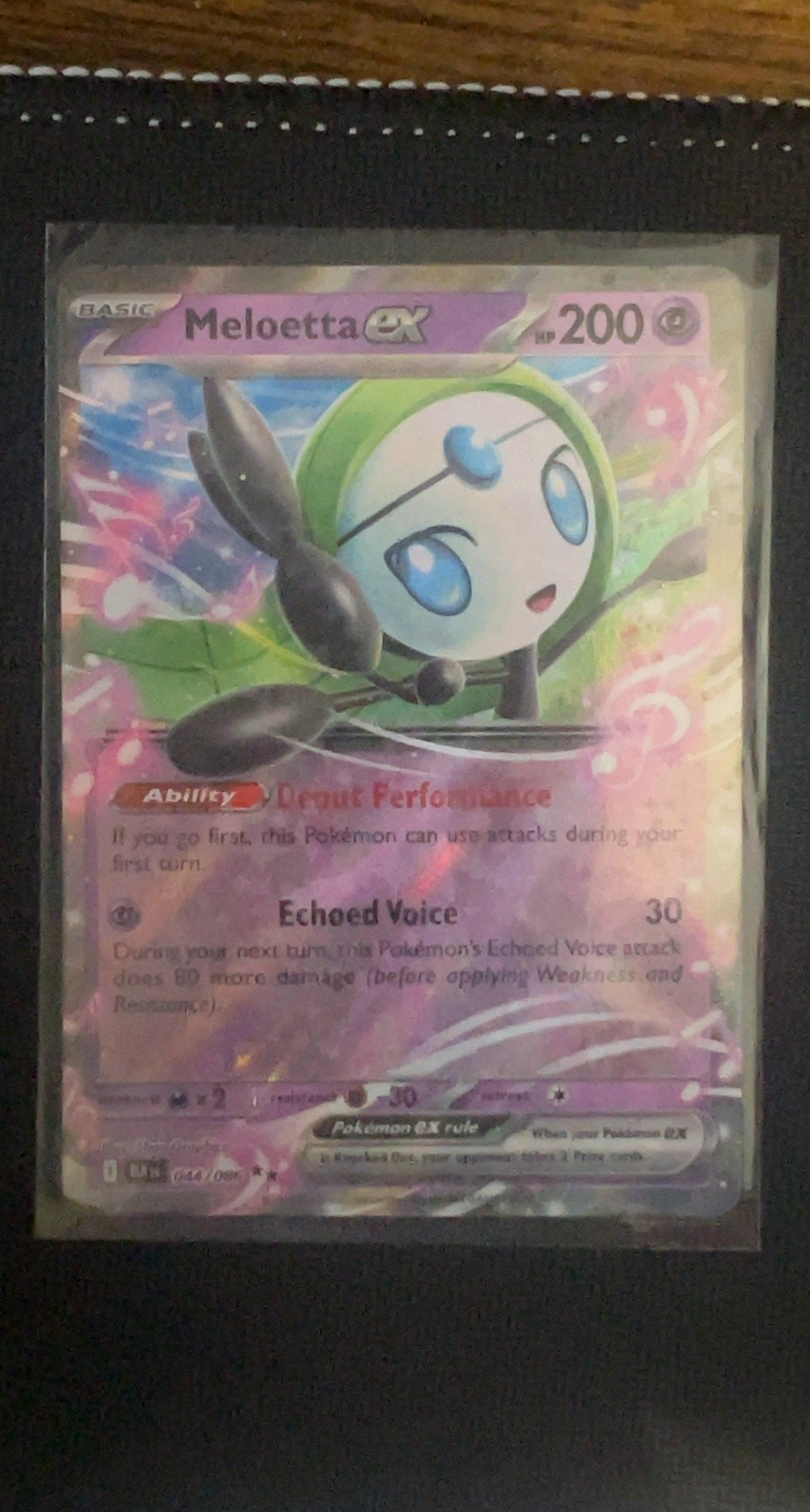 Meloetta ex [BLK – 044/086] – Holofoil – Double Rare – Pokemon – EN