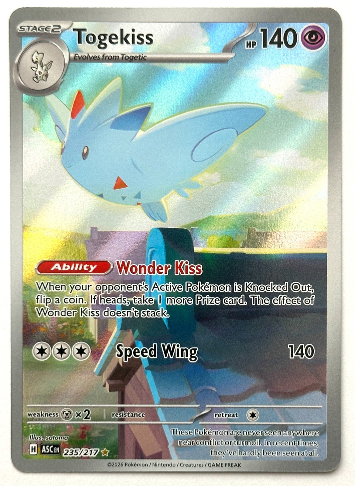Togekiss 235/217 – Pokemon TCG – Ascended Heroes Illustration Rare Holo