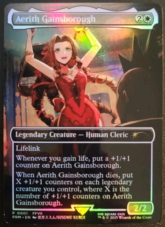 Aerith Gainsborough Final Fantasy Pro Tour Promos Foil Playtest Card