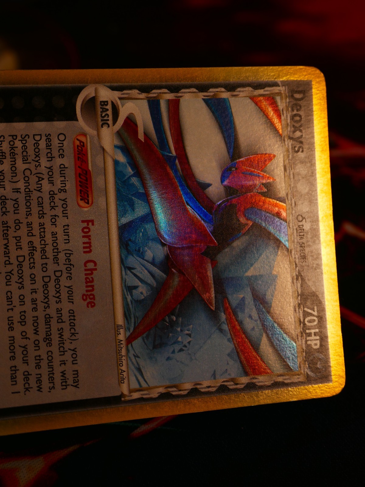 MP/HP Pokemon DEOXYS δ Card EX HOLON PHANTOMS #3/110 Delta Species Holo Rare#1
