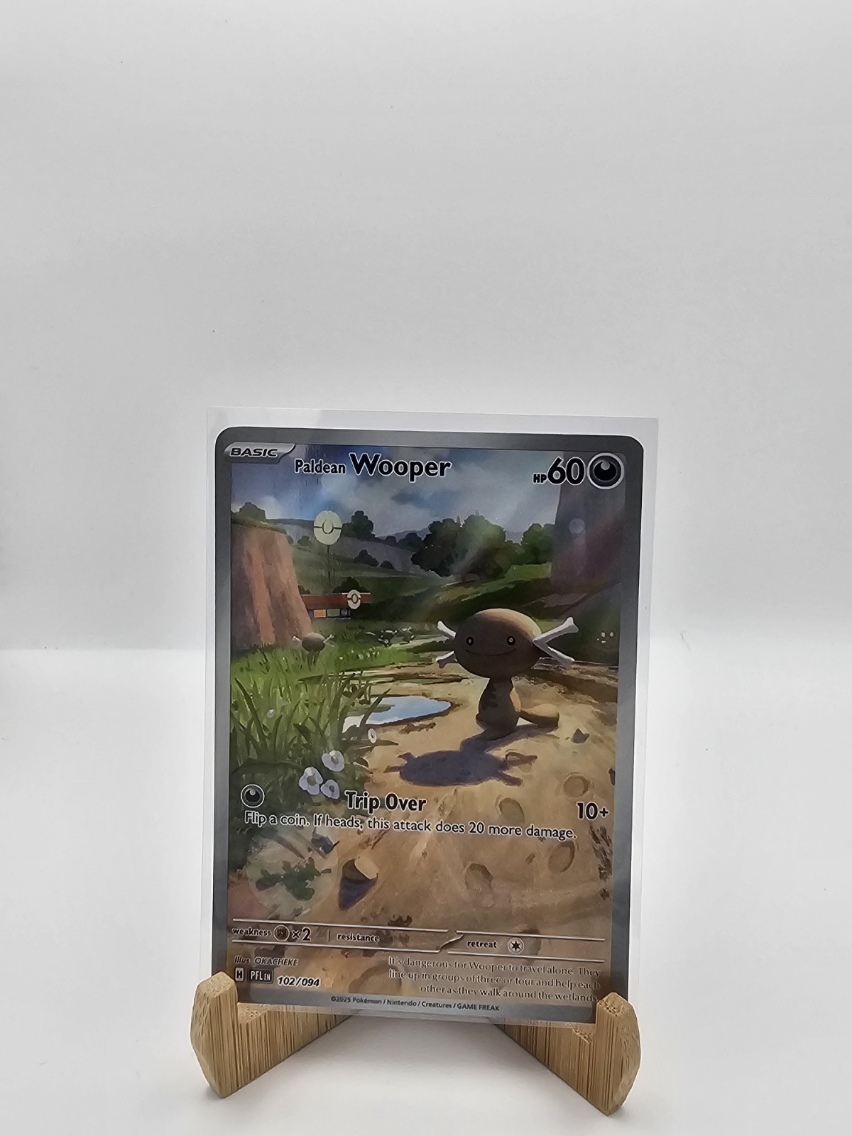 Paldean Wooper 102/094 Me02: Phantasmal Flames Holo
