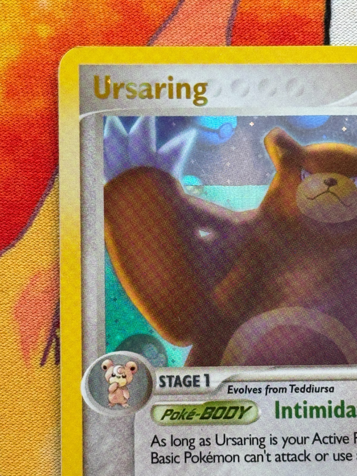 Ursaring 18/115 Reverse Holo Rare Stamped Pokemon EX Unseen Forces – NM