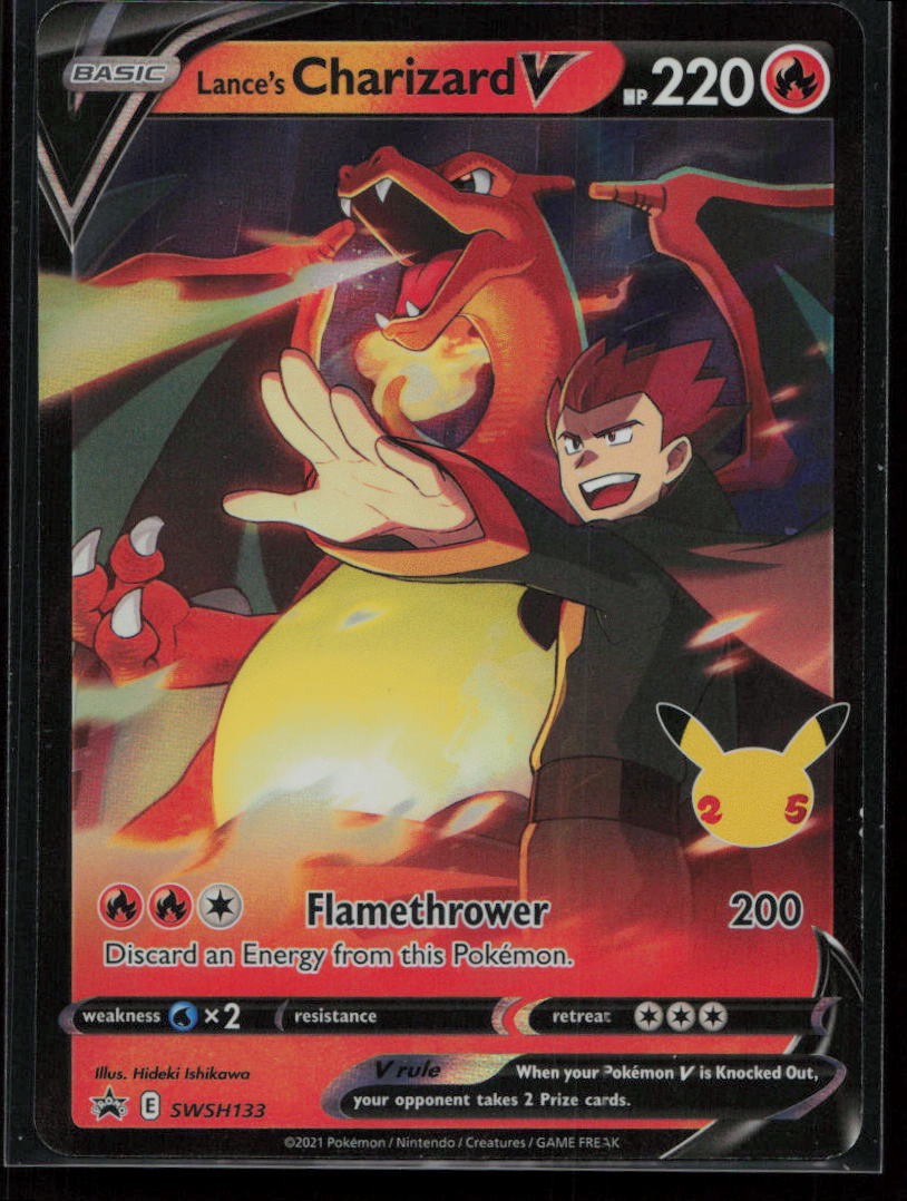 Lance’s Charizard V Holo Promo SWSH: Sword & Shield Promo Cards SWSH133 NM (3F)