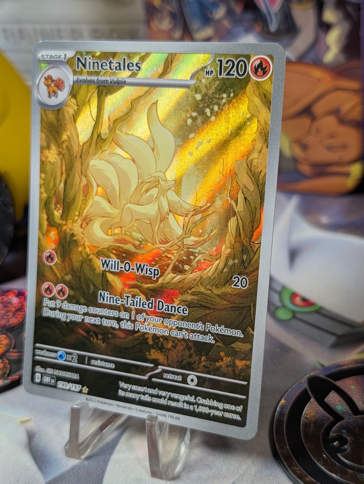 Ninetales 199/197 SV03: Obsidian Flames Holo