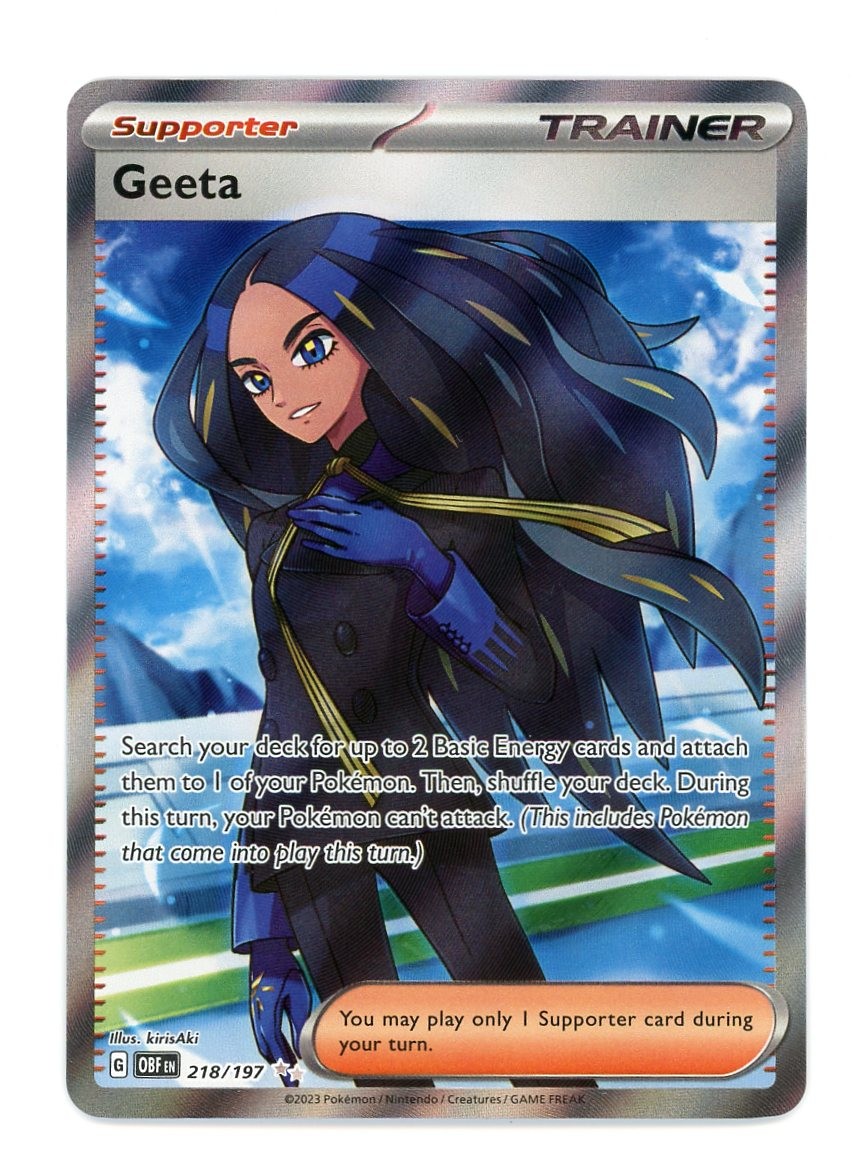 Obsidian Flames Geeta #218/197 Holo