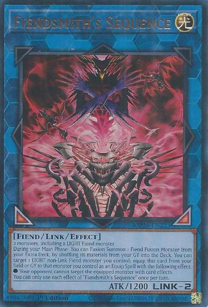 1X NM Fiendsmith’s Sequence – MP25-EN223 – Ultra Rare 1st Edition