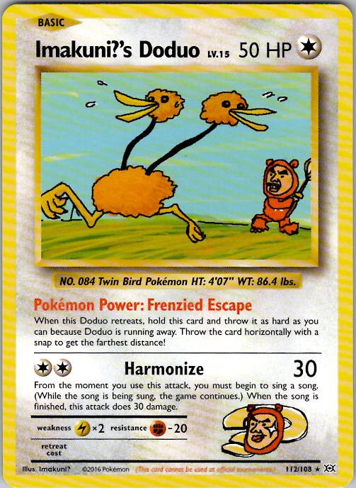 Imakuni?’s Doduo XY – Evolutions 112/108 NM