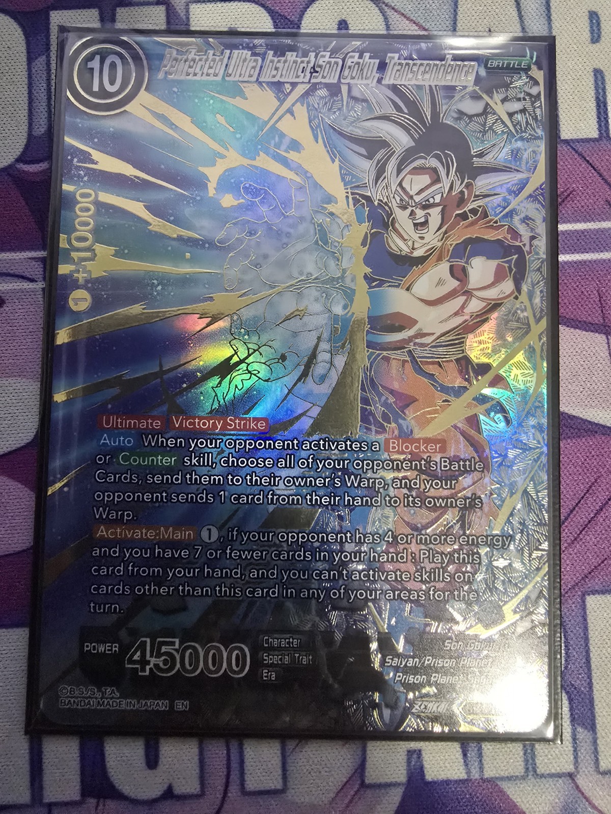 Perfected Ultra Instinct Son Goku, Transcendence