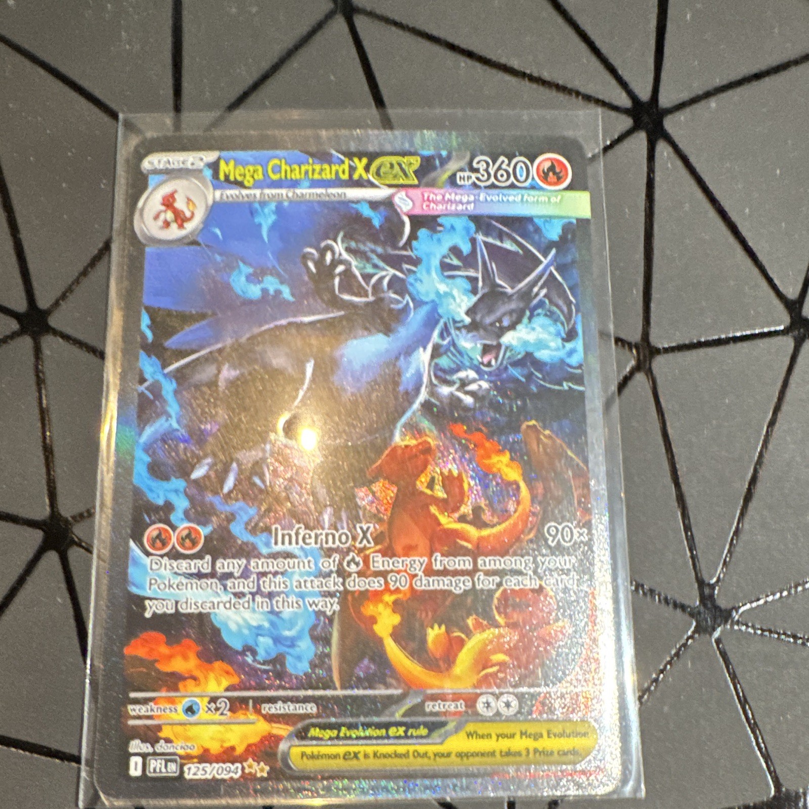 Pokemon TCG Mega Charizard EX 125/108 Evolutions Secret Rare Holo 2016 Eng