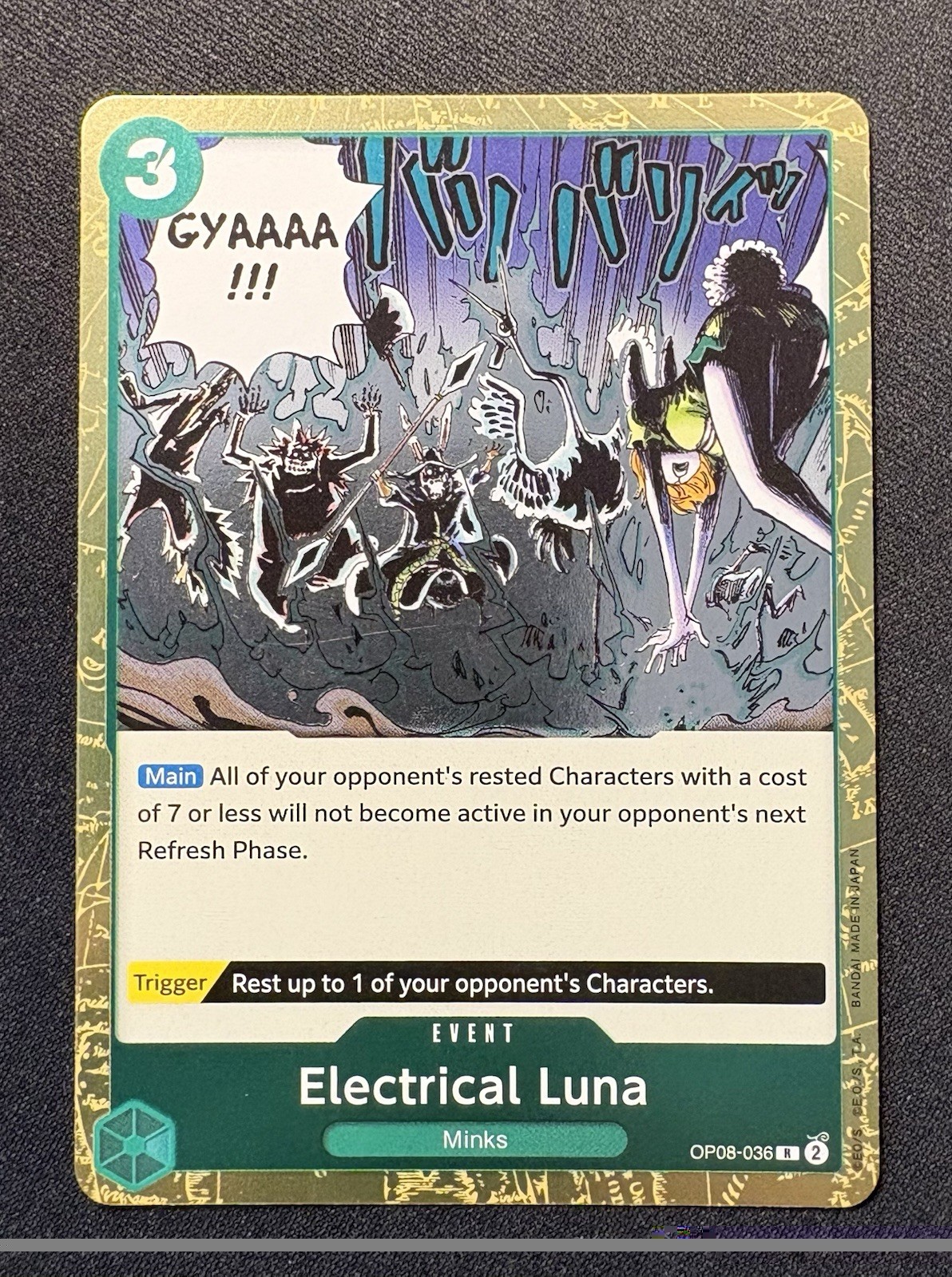 Electrical Luna OP08-036 Rare One Piece TCG