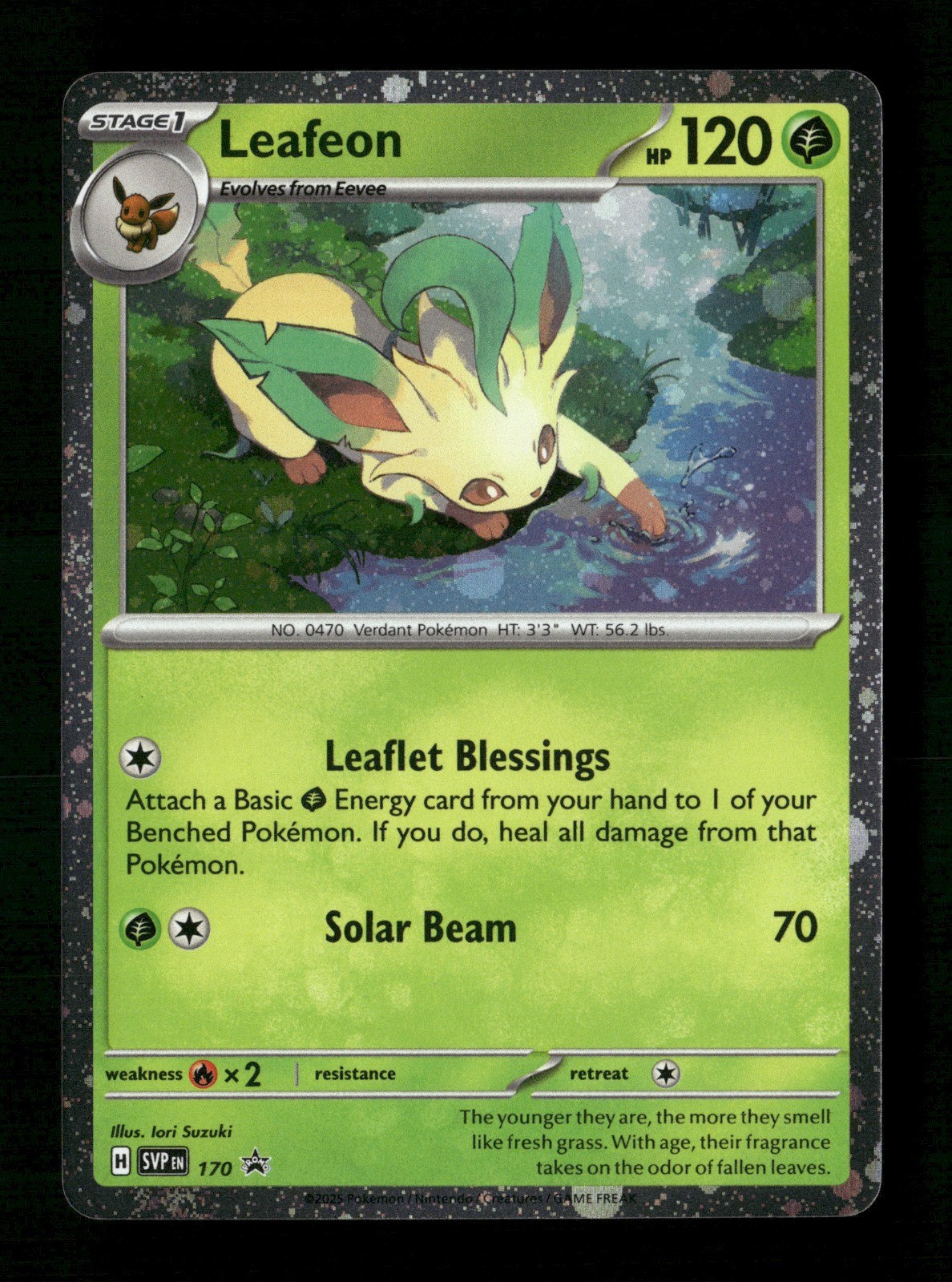 Leafeon – (Cosmos Holo) 170 Holo SV: Scarlet & Violet Promo Cards NM Pokémon TCG